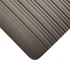 Wearwell - 60' Long x 3' Wide, Dry Environment, Anti-Fatigue Matting - Gray, Vinyl with Vinyl Sponge Base - Apex Tool & Supply