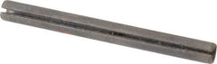 Made in USA - 1/4" Diam x 2-3/4" Long Slotted Spring Pin - Grade 1070-1090 Alloy Steel, Black Oxide Finish - Apex Tool & Supply