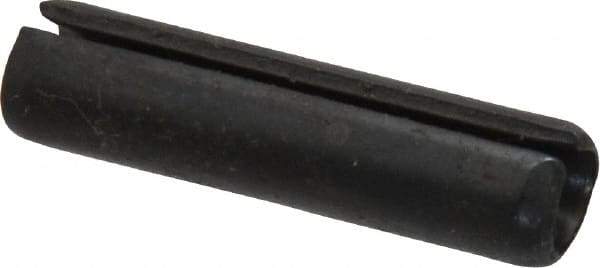 Made in USA - 5/16" Diam x 1-1/4" Long Slotted Spring Pin - Grade 1070-1090 Alloy Steel, Uncoated - Apex Tool & Supply