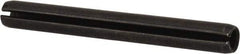 Made in USA - 5/16" Diam x 2-3/4" Long Slotted Spring Pin - Grade 1070-1090 Alloy Steel, Black Oxide Finish - Apex Tool & Supply