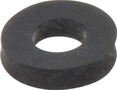 Made in USA - #10 Screw, Grade 60 Neoprene Standard Flat Washer - 0.17" ID x 3/8" OD, 0.108" Thick, Plain Finish - Apex Tool & Supply