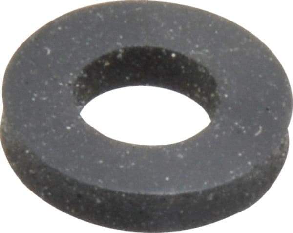 Made in USA - 1/4" Screw, Grade 60 Neoprene Standard Flat Washer - 0.23" ID x 1/2" OD, 0.108" Thick, Plain Finish - Apex Tool & Supply