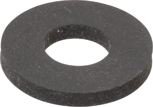 Made in USA - 3/8" Screw, Grade 60 Neoprene Standard Flat Washer - 0.355" ID x 0.813" OD, 0.108" Thick, Plain Finish - Apex Tool & Supply