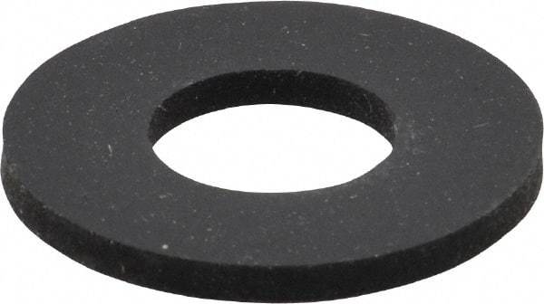 Made in USA - 1/2" Screw, Grade 60 Neoprene Standard Flat Washer - 0.49" ID x 1.063" OD, 0.108" Thick, Plain Finish - Apex Tool & Supply