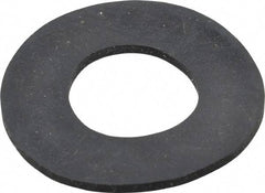 Made in USA - #1 Screw, Grade 60 Neoprene Standard Flat Washer - 0.99" ID x 2" OD, 0.108" Thick, Plain Finish - Apex Tool & Supply