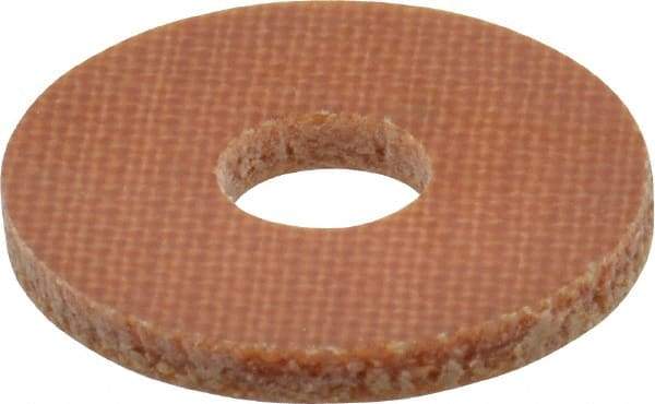 Made in USA - #10 Screw, Grade LE Phenolic Standard Flat Washer - 0.202" ID x 0.632" OD, 0.063" Thick, Plain Finish - Apex Tool & Supply