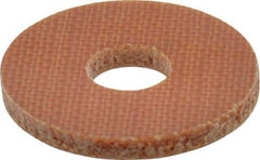 Made in USA - #10 Screw, Grade LE Phenolic Standard Flat Washer - 0.202" ID x 0.632" OD, 0.063" Thick, Plain Finish - Apex Tool & Supply