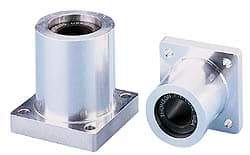 Thomson Industries - 1.001" ID, 7,000 Lb Static Load Capacity, Twin Flanged Mounted Linear Bearing - Apex Tool & Supply