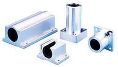 Thomson Industries - 5/8" Inside Diam, 2,900 Lbs. Static Capacity, Open Twin Pillow Block Linear Bearing - 1.44" Overall Height x 2-1/2" Overall Width - Apex Tool & Supply