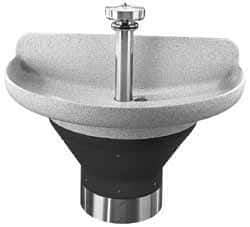 Bradley - Semi-Circular, Infrared Sensor, Internal Drain, 54" Diam, 4 Person Capacity, Terreon, Wash Fountain - 2.5 GPM, 8-1/2" Bowl Depth, 34" High - Apex Tool & Supply