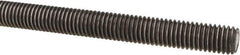 Made in USA - 1/2-13 UNC (Coarse), 3' Long, Low Carbon Steel Threaded Rod - Oil Finish Finish, Right Hand Thread - Apex Tool & Supply