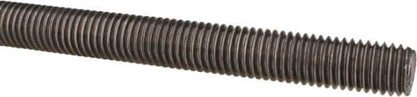 Made in USA - 5/8-11 UNC (Coarse), 3' Long, Low Carbon Steel Threaded Rod - Oil Finish Finish, Right Hand Thread - Apex Tool & Supply
