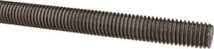 Made in USA - 5/8-11 UNC (Coarse), 3' Long, Low Carbon Steel Threaded Rod - Oil Finish Finish, Right Hand Thread - Apex Tool & Supply
