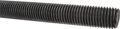 Made in USA - 7/8-9 UNC (Coarse), 3' Long, Low Carbon Steel Threaded Rod - Oil Finish Finish, Right Hand Thread - Apex Tool & Supply