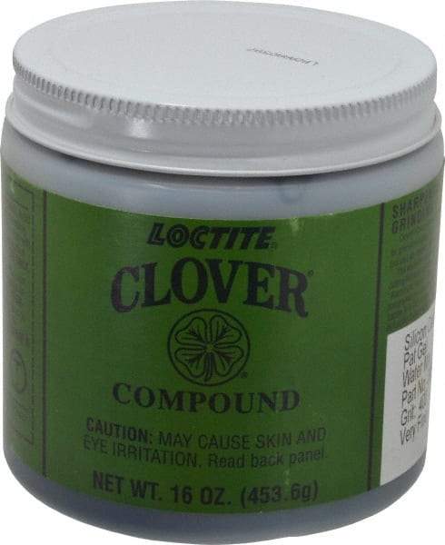 Loctite - 1 Lb Water Soluble Compound - Compound Grade Super Fine, 400 Grit, Black & Gray, Use on General Purpose - Apex Tool & Supply