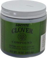 Loctite - 1 Lb Water Soluble Compound - Compound Grade Super Fine, 400 Grit, Black & Gray, Use on General Purpose - Apex Tool & Supply