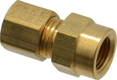 Eaton - 1/4" OD, Female Connector - Comp x FNPT Ends - Apex Tool & Supply