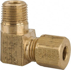 Eaton - 3/16" OD, Male Elbow - Comp x MNPT Ends - Apex Tool & Supply