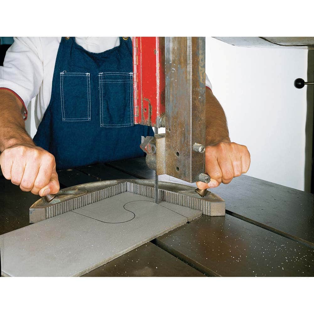 Lenox - 4 TPI, 7' 9-1/2" Long x 3/8" Wide x 0.032" Thick, Welded Band Saw Blade - Apex Tool & Supply
