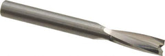 Onsrud - 1/4" Cutting Diam x 3/4" Length of Cut, 2 Flute, Upcut Spiral Router Bit - Uncoated, Right Hand Cut, Solid Carbide, 2-1/2" OAL x 1/4" Shank Diam, Double Edge, 11° Helix Angle - Apex Tool & Supply
