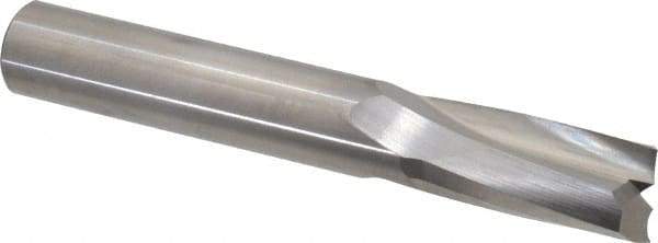 Onsrud - 1/2" Cutting Diam x 1-1/8" Length of Cut, 2 Flute, Upcut Spiral Router Bit - Uncoated, Right Hand Cut, Solid Carbide, 3-1/2" OAL x 1/2" Shank Diam, Double Edge, 11° Helix Angle - Apex Tool & Supply