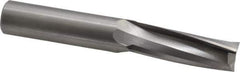 Onsrud - 3/4" Cutting Diam x 2-1/8" Length of Cut, 3 Flute, Upcut Spiral Router Bit - Uncoated, Right Hand Cut, Solid Carbide, 5" OAL x 3/4" Shank Diam, Three Edge, 10° Helix Angle - Apex Tool & Supply