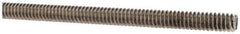 Made in USA - #10-24 UNC (Coarse), 3' Long, Stainless Steel Threaded Rod - Right Hand Thread - Apex Tool & Supply