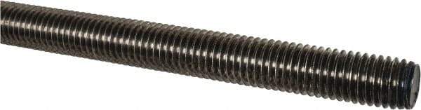 Made in USA - 3/4-10 UNC (Coarse), 3' Long, Stainless Steel Threaded Rod - Right Hand Thread - Apex Tool & Supply