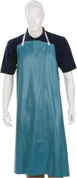 Ansell - 33 x 49" Bib Apron - PVC, Green - Apex Tool & Supply