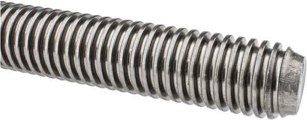 Keystone Threaded Products - 1-1/4-5 Acme, 3' Long, Low Carbon Steel General Purpose Acme Threaded Rod - Oil Finish Finish, Right Hand Thread, 2G Fit - Apex Tool & Supply
