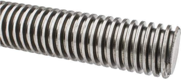 Keystone Threaded Products - 1-1/2-4 Acme, 3' Long, Low Carbon Steel General Purpose Acme Threaded Rod - Oil Finish Finish, Right Hand Thread, 2G Fit - Apex Tool & Supply