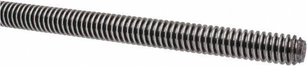 Keystone Threaded Products - 1/2-10 Acme, 6' Long, Low Carbon Steel General Purpose Acme Threaded Rod - Oil Finish Finish, Right Hand Thread, 2G Fit - Apex Tool & Supply