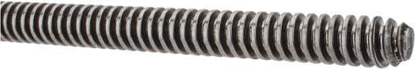 Keystone Threaded Products - 5/8-6 Acme, 6' Long, Low Carbon Steel General Purpose Acme Threaded Rod - Oil Finish Finish, Right Hand Thread, 2G Fit - Apex Tool & Supply