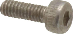 Value Collection - M2x0.40 Metric Coarse Hex Socket Drive, Socket Cap Screw - Grade 18-8 & Austenitic A2 Stainless Steel, Uncoated, Fully Threaded, 6mm Length Under Head - Apex Tool & Supply