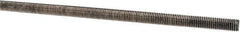 Made in USA - 1/4-28 UNF (Fine), 3' Long, Stainless Steel Threaded Rod - Right Hand Thread - Apex Tool & Supply