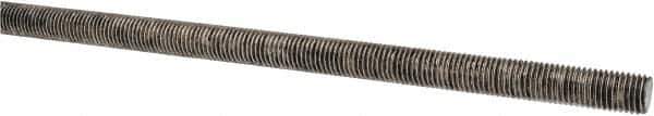 Made in USA - 5/16-24 UNF (Fine), 3' Long, Stainless Steel Threaded Rod - Right Hand Thread - Apex Tool & Supply