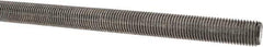 Made in USA - 7/16-20 UNF (Fine), 3' Long, Stainless Steel Threaded Rod - Right Hand Thread - Apex Tool & Supply