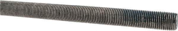 Made in USA - 1/2-20 UNF (Fine), 3' Long, Stainless Steel Threaded Rod - Right Hand Thread - Apex Tool & Supply