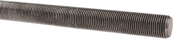 Made in USA - 5/8-18 UNF (Fine), 3' Long, Stainless Steel Threaded Rod - Right Hand Thread - Apex Tool & Supply