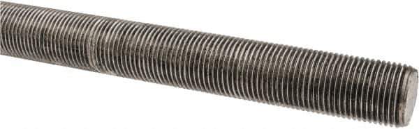 Made in USA - 3/4-16 UNF (Fine), 3' Long, Stainless Steel Threaded Rod - Right Hand Thread - Apex Tool & Supply