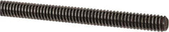 Value Collection - 1/4-20 UNC (Coarse), 3' Long, Alloy Steel Threaded Rod - Plain Finish, Right Hand Thread - Apex Tool & Supply