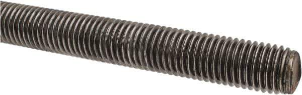 Value Collection - 3/4-10 UNC (Coarse), 3' Long, Alloy Steel Threaded Rod - Plain Finish, Right Hand Thread - Apex Tool & Supply