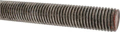 Value Collection - 7/8-9 UNC (Coarse), 3' Long, Alloy Steel Threaded Rod - Plain Finish, Right Hand Thread - Apex Tool & Supply