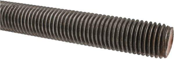 Value Collection - 1-8 UNC (Coarse), 3' Long, Alloy Steel Threaded Rod - Right Hand Thread - Apex Tool & Supply