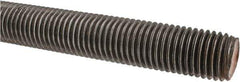 Value Collection - 1-8 UNC (Coarse), 3' Long, Alloy Steel Threaded Rod - Right Hand Thread - Apex Tool & Supply