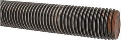 Value Collection - 1-1/4-7 UNC (Coarse), 3' Long, Alloy Steel Threaded Rod - Right Hand Thread - Apex Tool & Supply