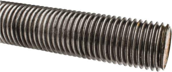 Value Collection - 1-1/2-6 UNC (Coarse), 3' Long, Alloy Steel Threaded Rod - Right Hand Thread - Apex Tool & Supply