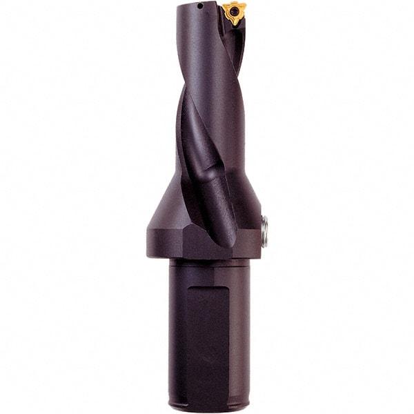 Iscar - 2.32" Max Drill Depth, 2.25xD, 1-1/32" Diam, Indexable Insert Drill - 1-1/4" Shank Diam, Whistle Notch Shank - Apex Tool & Supply