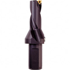 Iscar - 2.32" Max Drill Depth, 2.25xD, 1-1/32" Diam, Indexable Insert Drill - 1-1/4" Shank Diam, Whistle Notch Shank - Apex Tool & Supply
