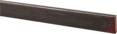 Made in USA - 36" Long x 1/8" High x 1/2" Wide, Mill Key Stock - W-1 (Water Hardening) Tool Steel - Apex Tool & Supply